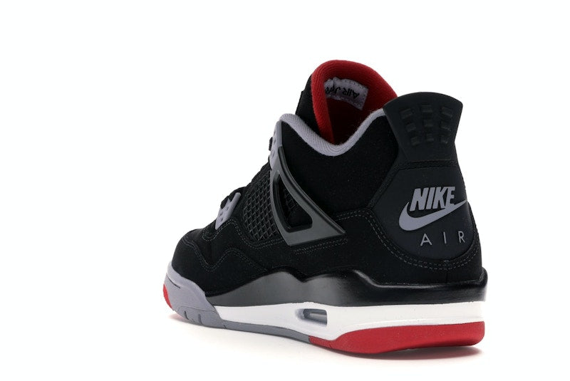 Air Jordan 4 Retro Bred 2019 (GS) - Black/Fire Red-Cement Grey-Summit White - air-jordan-4-retro-bred-2019-gs - 25
