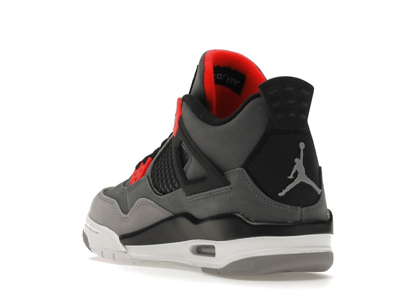 Air Jordan 4 Retro Infrared (GS) - Dark Grey/Infrared 23-Black-Cement Grey - air-jordan-4-retro-infrared-gs - 25