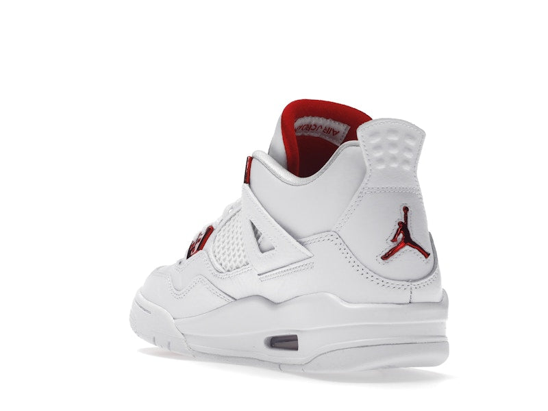 Air Jordan 4 Retro Metallic Red (GS) - White/University Red-Metallic Silver - air-jordan-4-retro-metallic-red-gs - 25