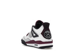 Air Jordan 4 Retro PSG Paris Saint-Germain (GS) - White/Bordeaux-Neutral Grey-Black - CZ6509-100 - 25
