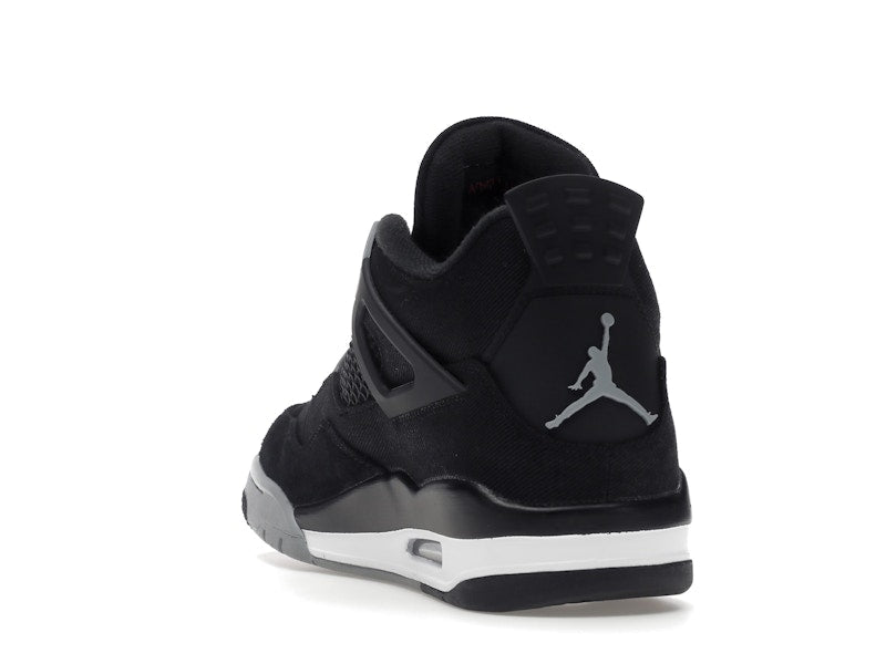 Air Jordan 4 Retro SE Black Canvas, vista a 360 gradi 26 di 38