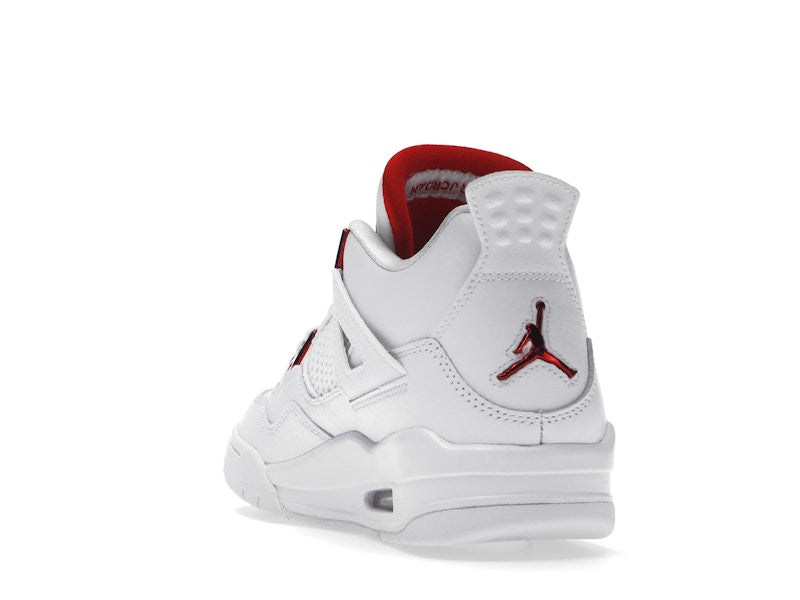 Air Jordan 4 Retro Metallic Red (GS) - White/University Red-Metallic Silver - air-jordan-4-retro-metallic-red-gs - 26