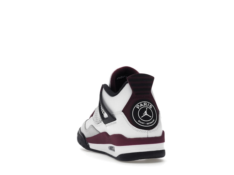 Air Jordan 4 Retro PSG Paris Saint-Germain (GS) - White/Bordeaux-Neutral Grey-Black - CZ6509-100 - 26