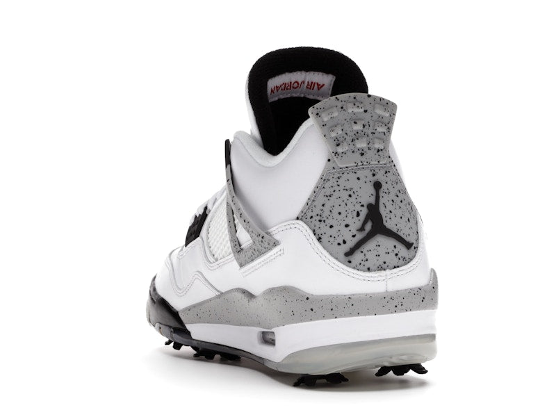 Air Jordan 4 Retro Golf White Cement - White/Tech Grey-Black-Fire Red - CU9981-100 - 26