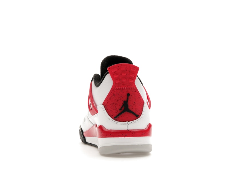 Air Jordan 4 Retro Red Cement (GS) - White/Fire Red/Black/Neutral Grey - air-jordan-4-retro-red-cement-gs - 27