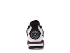 Air Jordan 4 Retro PSG Paris Saint-Germain (GS) - White/Bordeaux-Neutral Grey-Black - CZ6509-100 - 28