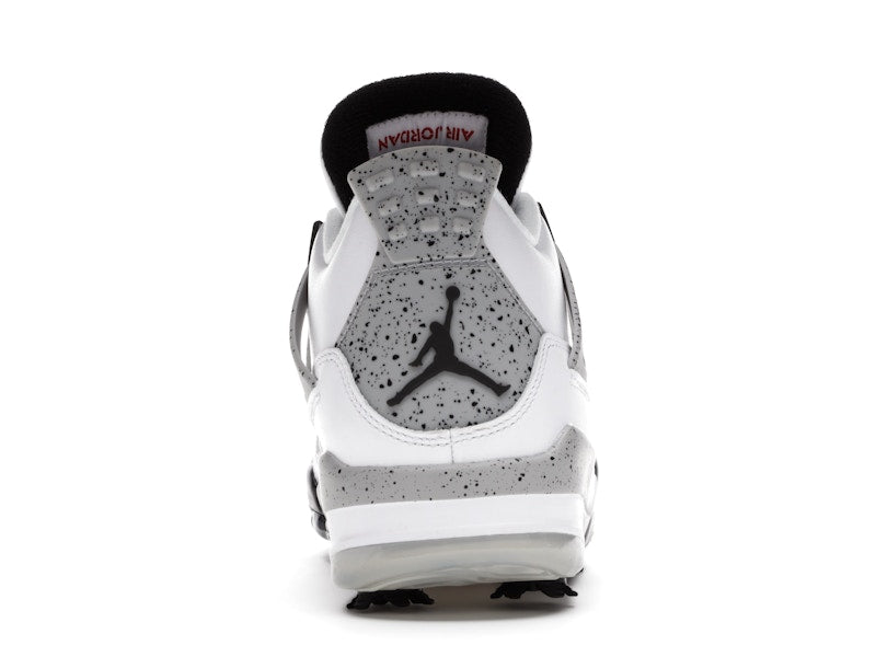 Air Jordan 4 Retro Golf White Cement - White/Tech Grey-Black-Fire Red - CU9981-100 - 28
