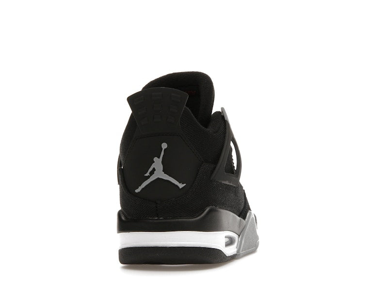 Jordan 4 Retro Black Canvas (GS), vista a 360 gradi 29 di 36
