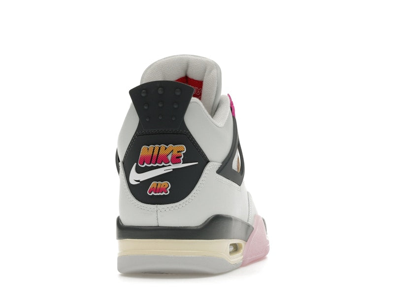Air Jordan 4 Retro Comic - Off White/Anthracite/Neutral Grey/Fire Pink/Light Arctic Pink/Muslin - JA1135-100 - 29