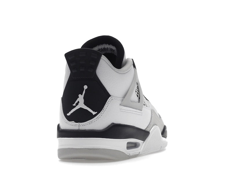 Air Jordan 4 Retro Military Black (GS) - White/Black-Neutral Grey - air-jordan-4-retro-military-black-gs - 30