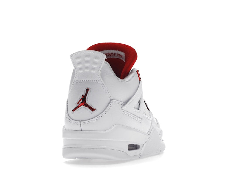 Air Jordan 4 Retro Metallic Red (GS) - White/University Red-Metallic Silver - air-jordan-4-retro-metallic-red-gs - 30