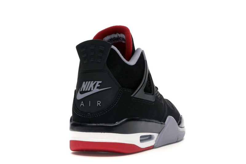 Air Jordan 4 Retro Bred 2019 (GS) - Black/Fire Red-Cement Grey-Summit White - air-jordan-4-retro-bred-2019-gs - 30