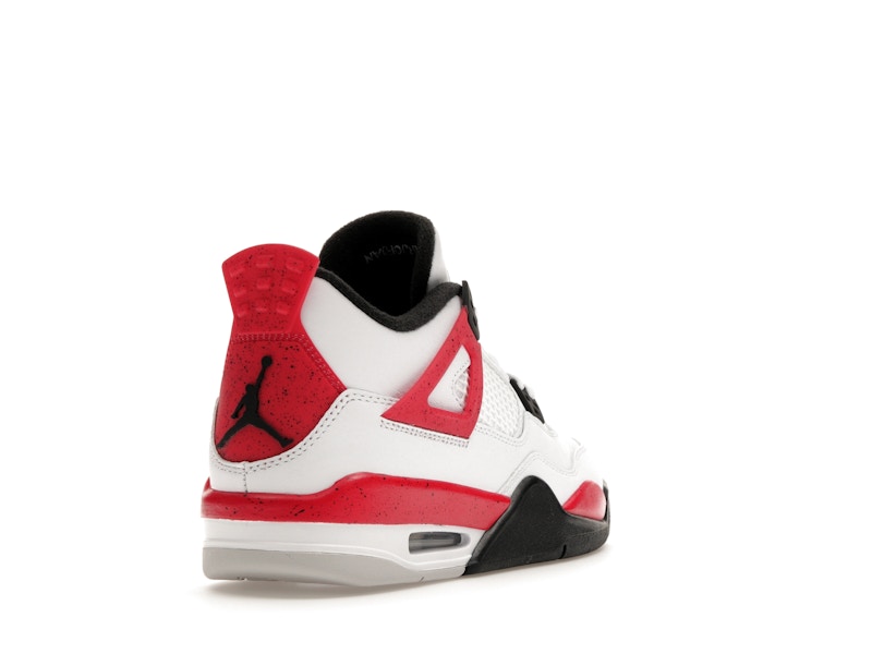 Air Jordan 4 Retro Red Cement (GS) - White/Fire Red/Black/Neutral Grey - air-jordan-4-retro-red-cement-gs - 31
