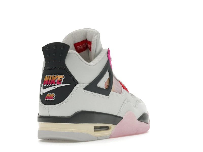 Air Jordan 4 Retro Comic - Off White/Anthracite/Neutral Grey/Fire Pink/Light Arctic Pink/Muslin - JA1135-100 - 31