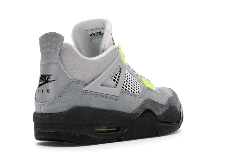 Air Jordan 4 Retro Se Neon (GS) - Cool Grey/Volt-Wolf Grey-Anthracite - CT5343-007 - 32
