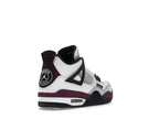 Air Jordan 4 Retro PSG Paris Saint-Germain (GS) - White/Bordeaux-Neutral Grey-Black - CZ6509-100 - 32