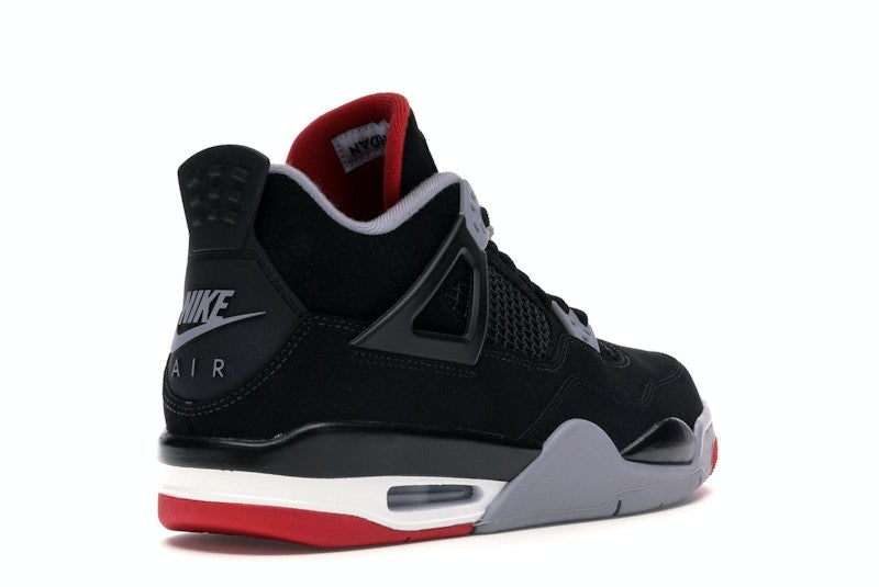 Air Jordan 4 Retro Bred 2019 (GS) - Black/Fire Red-Cement Grey-Summit White - air-jordan-4-retro-bred-2019-gs - 32