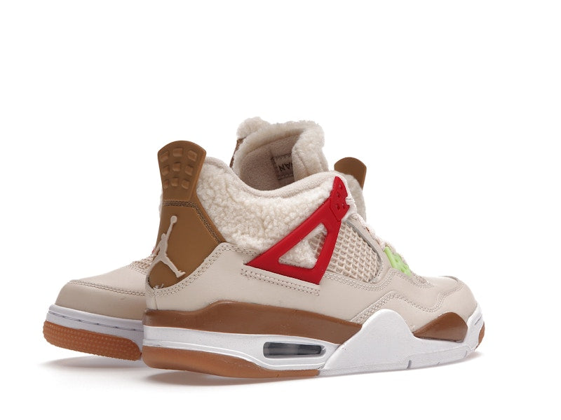 Air Jordan 4 Retro Where The Wild Things Are (GS) - Pearl White/Dark Driftwood-Gym Red - DH0572-264 - 33