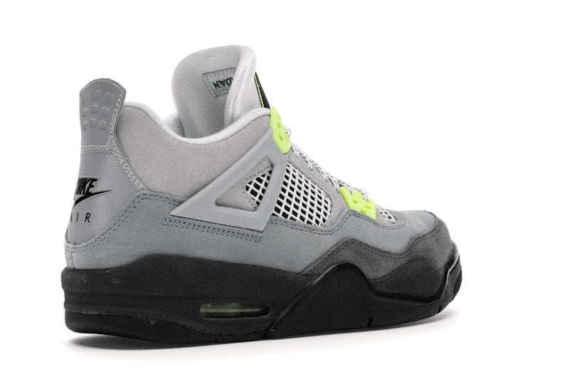 Air Jordan 4 Retro Se Neon (GS) - Cool Grey/Volt-Wolf Grey-Anthracite - CT5343-007 - 33