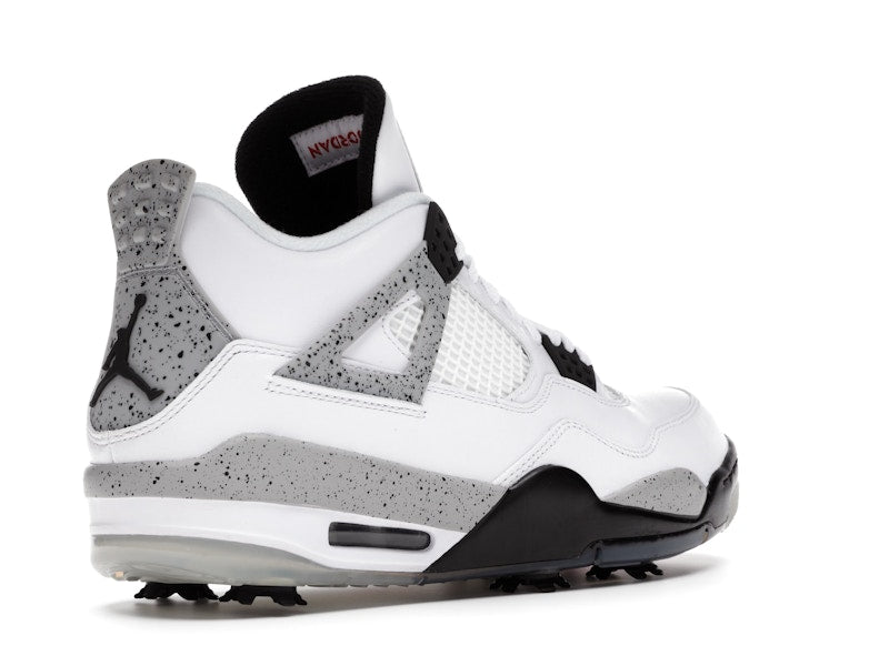 Air Jordan 4 Retro Golf White Cement - White/Tech Grey-Black-Fire Red - CU9981-100 - 33