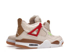 Air Jordan 4 Retro Where The Wild Things Are (GS) - Pearl White/Dark Driftwood-Gym Red - DH0572-264 - 34