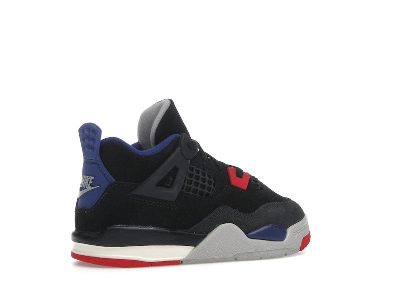 Air Jordan 4 Retro Rare Air (TD) - Black/Fire Red/Deep Royal Blue/Dark Smoke Grey/Tech Grey - IB4387-003 - 34