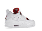 Air Jordan 4 Retro Metallic Red (GS) - White/University Red-Metallic Silver - air-jordan-4-retro-metallic-red-gs - 34