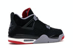 Air Jordan 4 Retro Bred 2019 (GS) - Black/Fire Red-Cement Grey-Summit White - air-jordan-4-retro-bred-2019-gs - 34