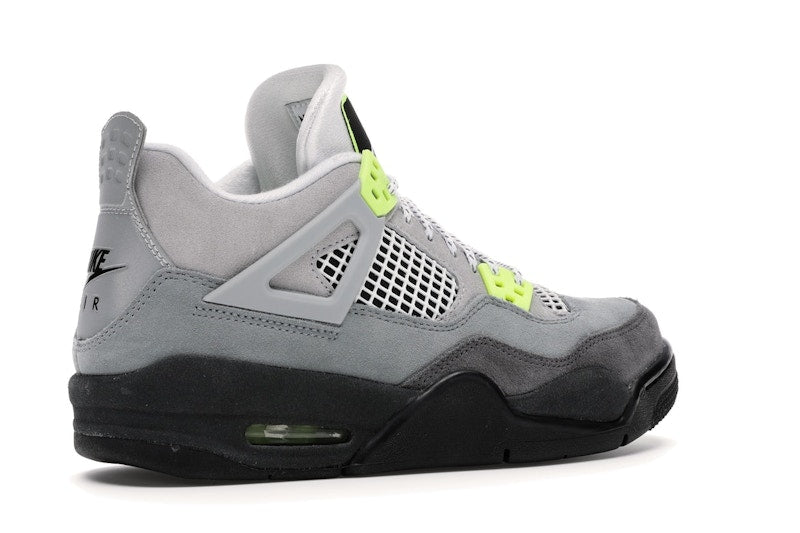 Air Jordan 4 Retro Se Neon (GS) - Cool Grey/Volt-Wolf Grey-Anthracite - CT5343-007 - 34