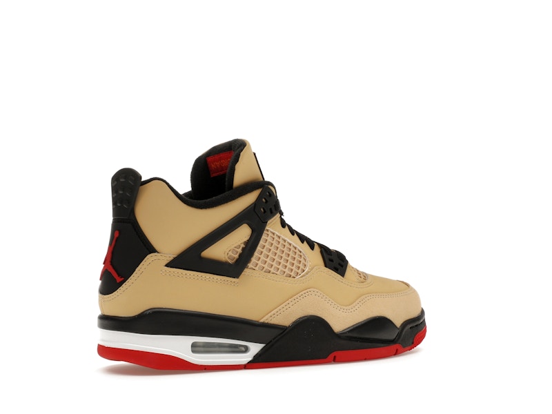 Air Jordan 4 Retro Pizza (GS) - Fire Red/Sesame/White/Starfish - IH2094-200 - 34