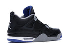 Air Jordan 4 Retro Motorsports Alternate - Black/Game Royal-Matte Silver-White - air-jordan-4-retro-motorsports-alternate - 34