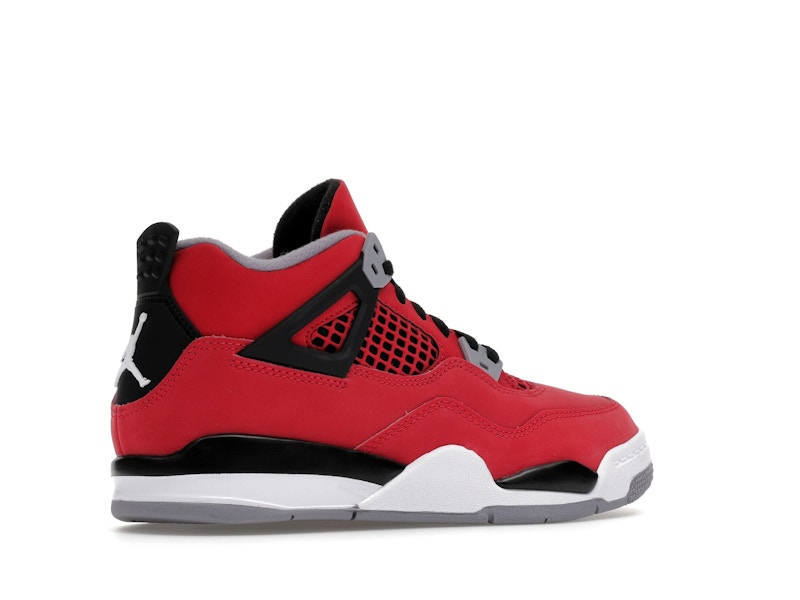 Air Jordan 4 Retro Toro Bravo 2026 (PS) - Fire Red/White/Black/Cement Grey - HV4381-600 - 34