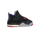 Air Jordan 4 Retro Rare Air (TD) - Black/Fire Red/Deep Royal Blue/Dark Smoke Grey/Tech Grey - IB4387-003 - 35