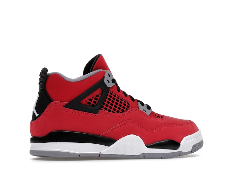 Air Jordan 4 Retro Toro Bravo 2026 (PS) - Fire Red/White/Black/Cement Grey - HV4381-600 - 35