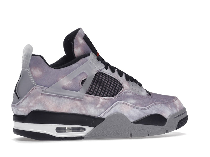 Air Jordan 4 Retro Zen Master - Amethyst Wave/Bright Crimson-Black-Cement Grey - DH7138-506 - 35