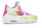 Air Jordan 4 Retro White Lemon Pink (GS) - White/Lemon Venom-Pink Blast - CV7808-100 - 35