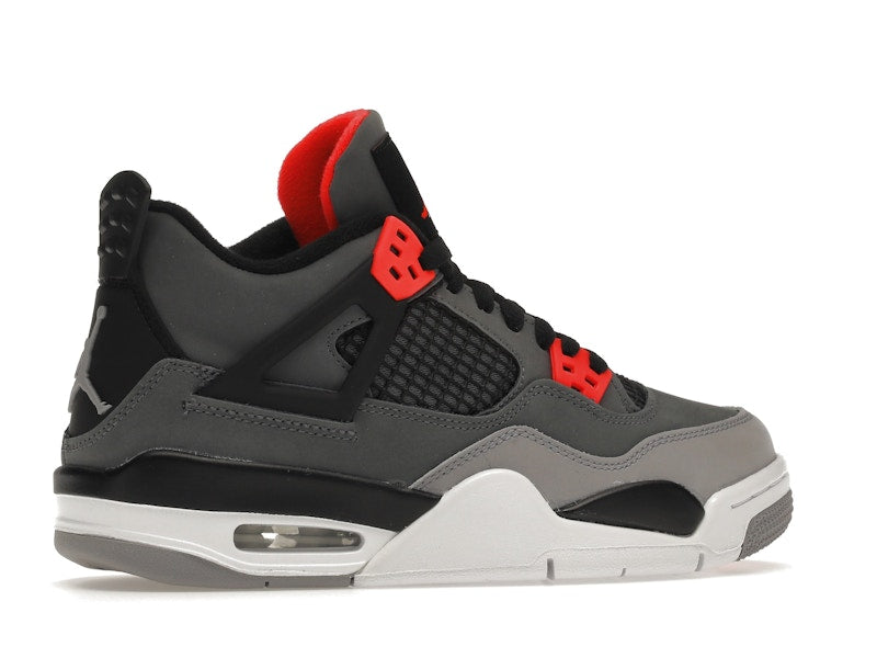 Air Jordan 4 Retro Infrared (GS) - Dark Grey/Infrared 23-Black-Cement Grey - air-jordan-4-retro-infrared-gs - 35