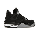 Jordan 4 Retro Black Canvas (GS), vista a 360 gradi 35 di 36
