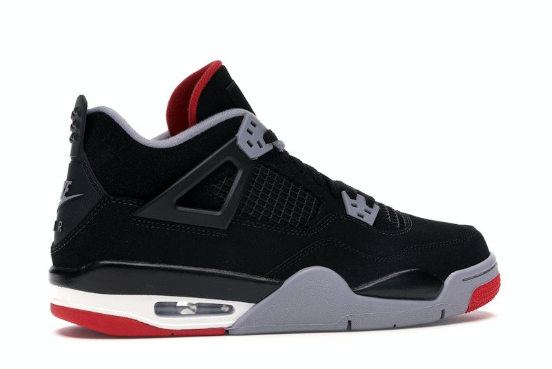 Air Jordan 4 Retro Bred 2019 (GS) - Black/Fire Red-Cement Grey-Summit White - air-jordan-4-retro-bred-2019-gs - 35