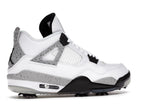 Air Jordan 4 Retro Golf White Cement - White/Tech Grey-Black-Fire Red - CU9981-100 - 35