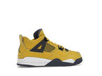 Air Jordan 4 Retro Lightning 2021 (PS) - Tour Yellow/White-Dark Blue Grey - BQ7669-700 - 35