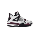 Air Jordan 4 Retro PSG Paris Saint-Germain (GS) - White/Bordeaux-Neutral Grey-Black - CZ6509-100 - 35