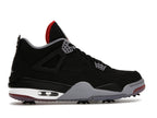 Air Jordan 4 Retro Golf Bred - Black/Fire Red-Cement Grey-White - CU9981-002 - 36