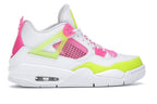 Air Jordan 4 Retro White Lemon Pink (GS) - White/Lemon Venom-Pink Blast - CV7808-100 - 36
