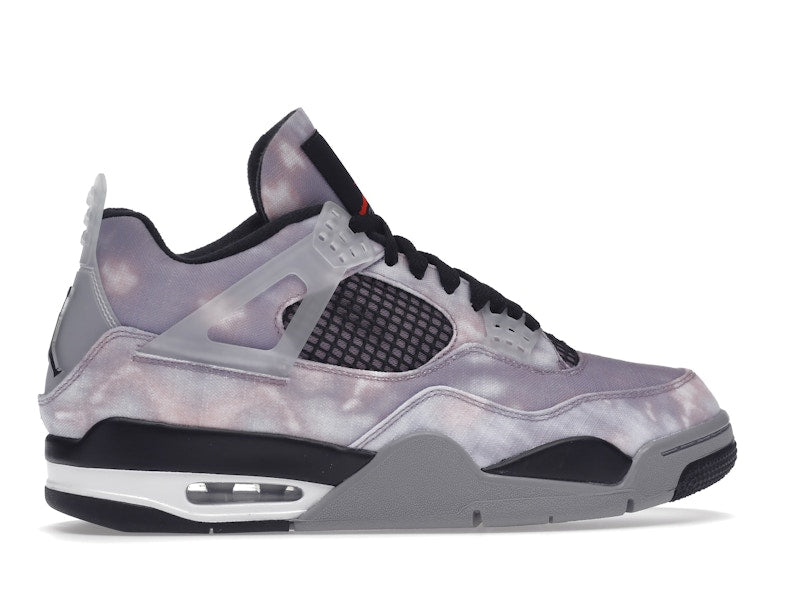 Air Jordan 4 Retro Zen Master - Amethyst Wave/Bright Crimson-Black-Cement Grey - DH7138-506 - 36