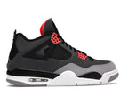Air Jordan 4 Retro Infrared - Dark Grey/Infrared 23-Black-Cement Grey - DH6927-061 - 36