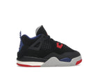 Air Jordan 4 Retro Rare Air (TD) - Black/Fire Red/Deep Royal Blue/Dark Smoke Grey/Tech Grey - IB4387-003 - 36