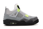 Air Jordan 4 Retro Se Neon (GS) - Cool Grey/Volt-Wolf Grey-Anthracite - CT5343-007 - 36