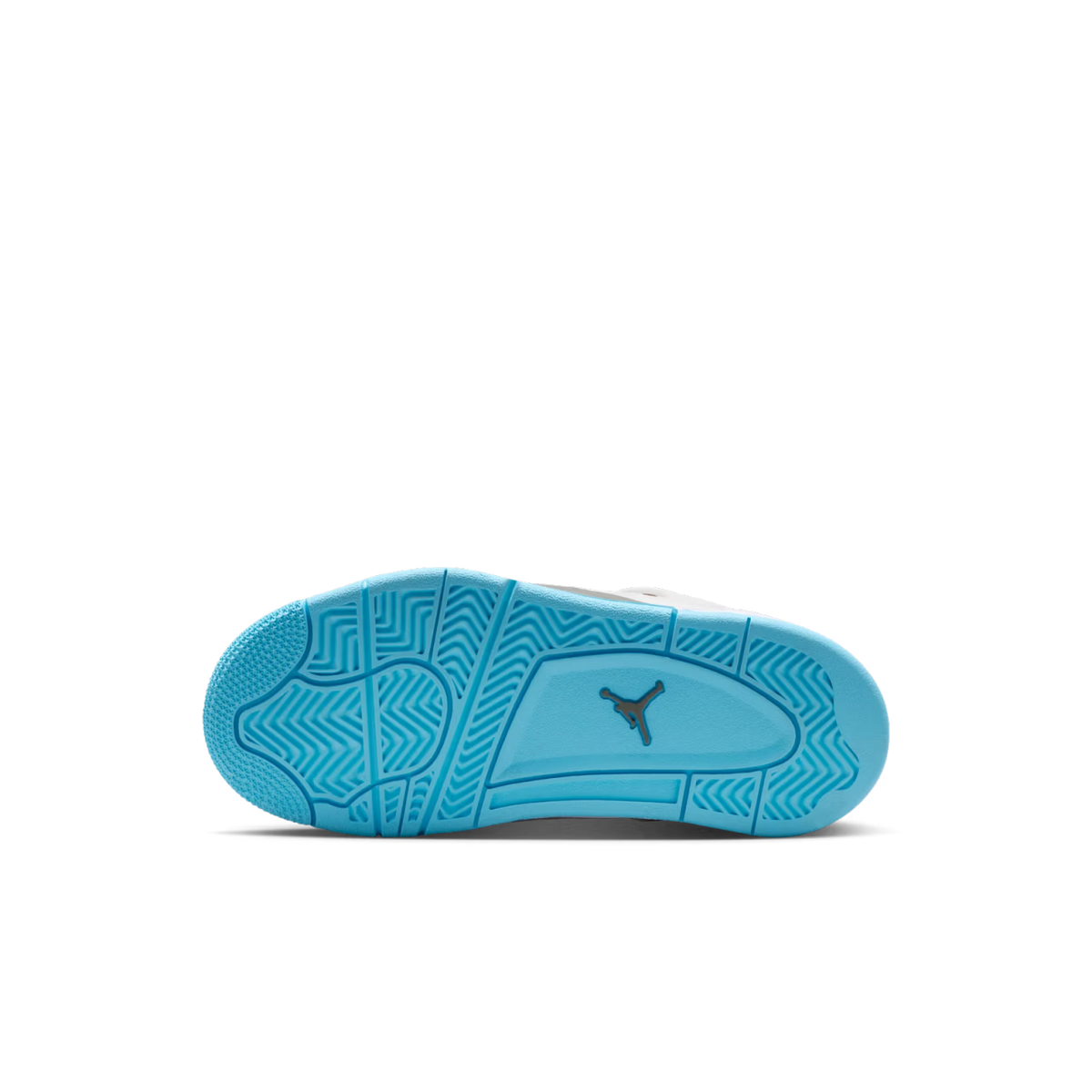 Jordan 4 Retro Photon Dust Blue Chill (PS) - vue semelle
