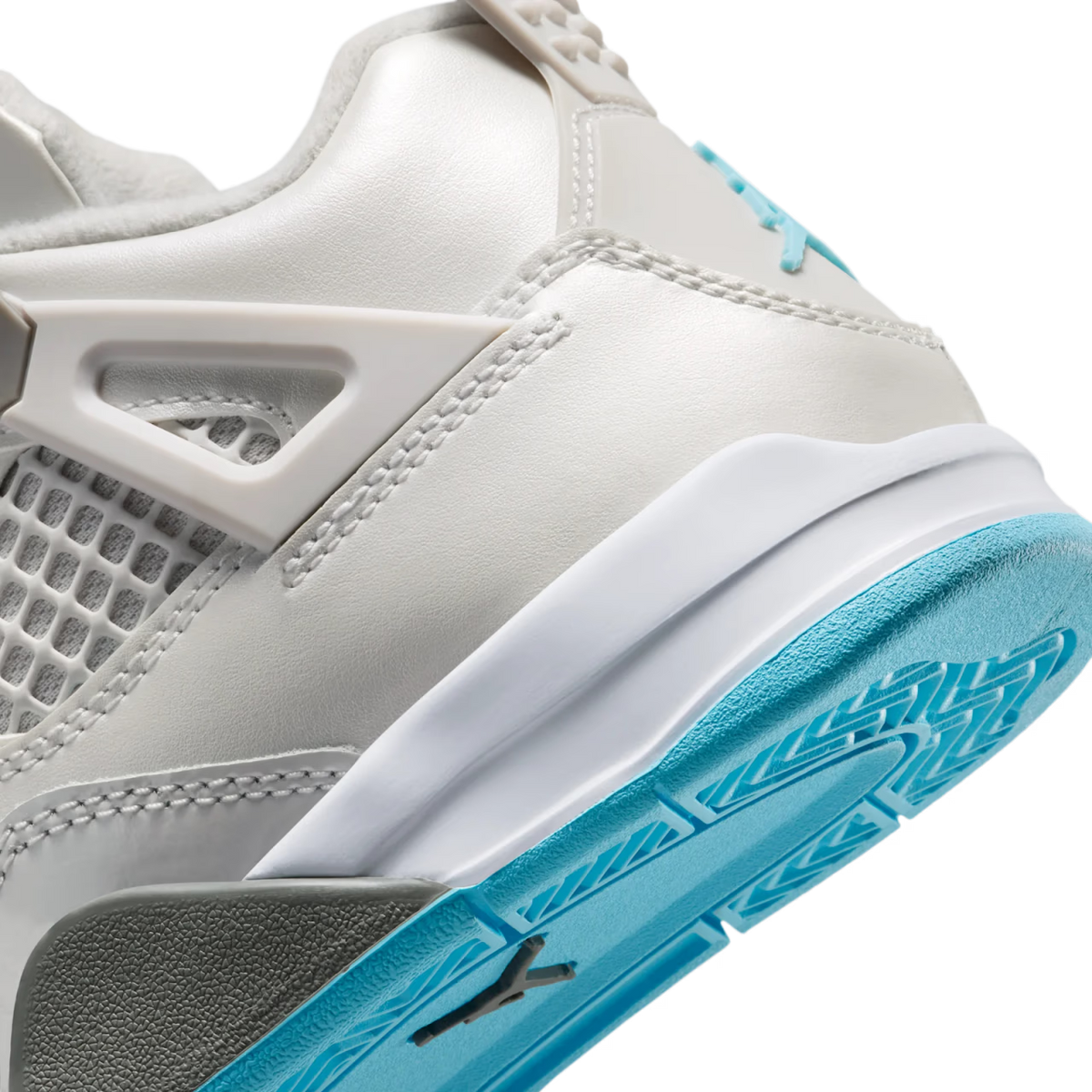 Jordan 4 Retro Photon Dust Blue Chill (PS) - vue detail 2